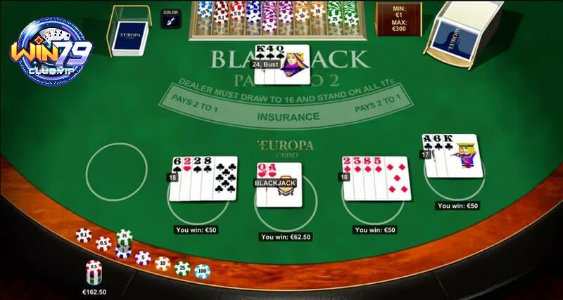 Mẹo chơi phá đảo Blackjack Win79 cực đỉnh nên thử