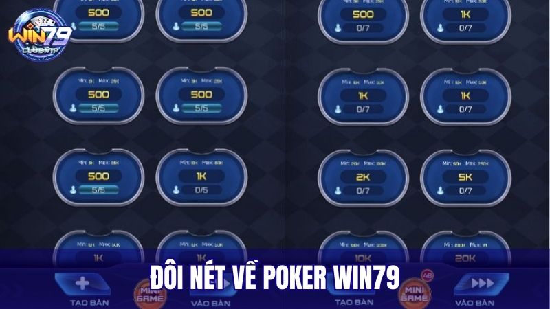 Poker Win79 là một trong game bài nổi tiếng tại cổng game